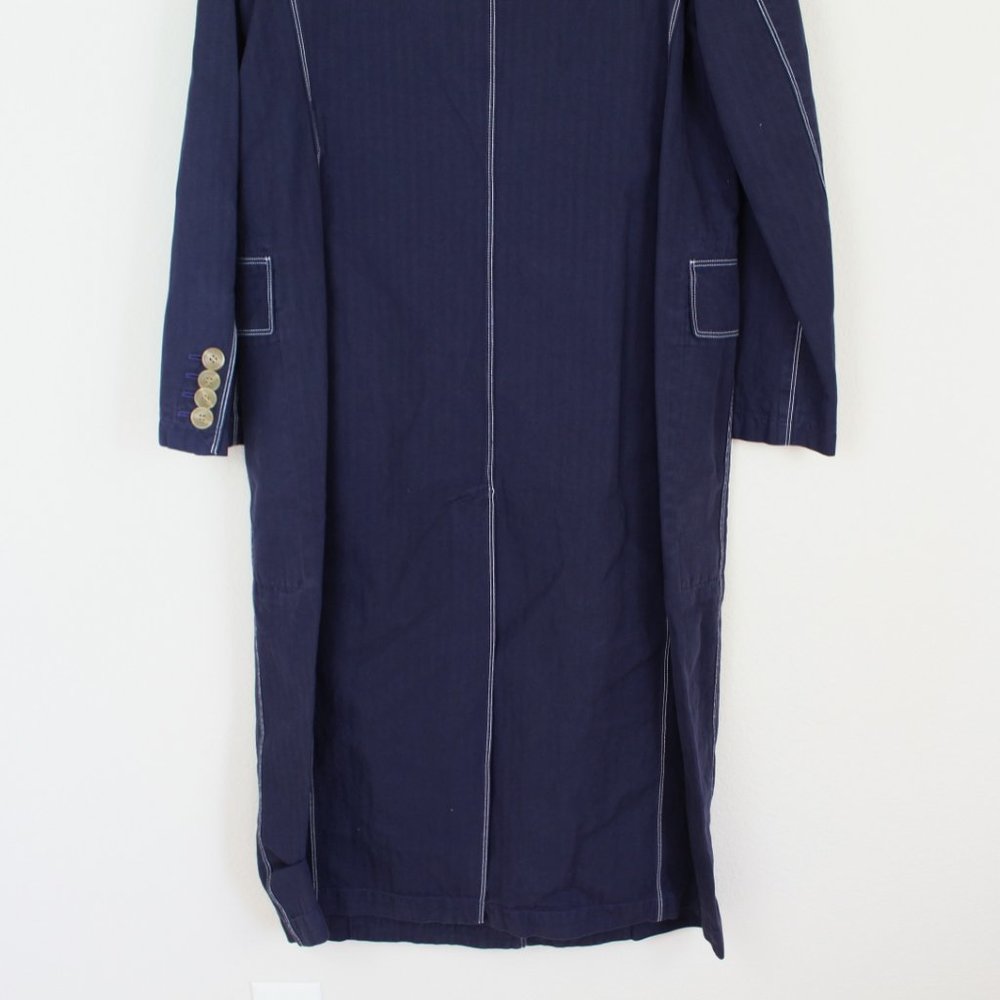 NWT Burberry Topstitched Double-breasted Coat - Picture 13 of 16